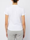 pinko - White cotton Bussolotto t-shirt - 3