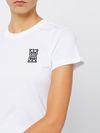 pinko - White cotton Bussolotto t-shirt - 4