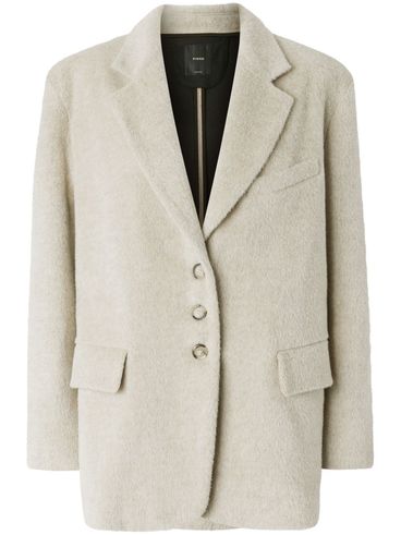 PINKO - Callimaco gray wool-blend single-breasted blazer