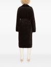 pinko - Uvaggio brown fur with a belt - 4