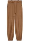 pinko - Caproni beige wool-blend cargo pants