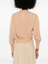 pinko - Evanescente beige wool and cashmere sweater - 1