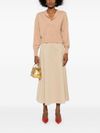 pinko - Evanescente beige wool and cashmere sweater - 2