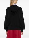 pinko - Tirage black cotton sweatshirt with a zipper - 2