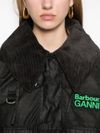 barbour - Trench corto in cotone nero con tasche Barbour x Ganni - 4