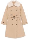 save the duck - Trench lungo Katrina beige