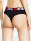 diesel - Slip confezione da 3 in cotone nero con logo - 1