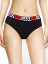 diesel - Slip confezione da 3 in cotone nero con logo - 3