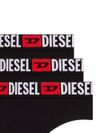 diesel - Slip confezione da 3 in cotone nero con logo - 4