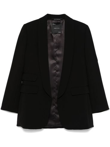 EMMA & GAIA - Blazer nero monopetto con tasche