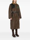 barbour - Trench lungo doppiopetto con cintura Barbour x Ganni - 1