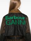 barbour - Trench lungo doppiopetto con cintura Barbour x Ganni - 4