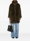 save the duck - Angelica green faux fur with hood - 3