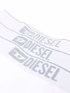 diesel - Pack of 3 white cotton boxer briefs with logo - 1