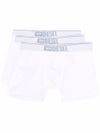 diesel - Pack of 3 white cotton boxer briefs with logo