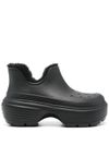 crocs - Stivaletti Stomp Lined Shorty Boot neri con pelliccia