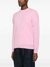 mc2 saint barth - Maglione Regent in lana rosa con ricamo logo - 1