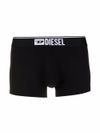 diesel - Pack of 3 black cotton boxer shorts with logo - 3