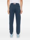 mc2 saint barth - Pantaloni tuta Bolt in cotone blu con ricamo logo - 2