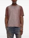 diesel - T-shirt in cotone beige sfumata - 2