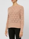 tabaroni - Maglione in cashmere beige traforato - 1