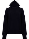 msgm - Maglione in lana e cashmere con cappuccio - 6