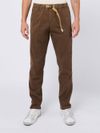 white sand - Cotton Trousers with belt - 4