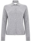 vanise - Cardigan Francoise in cashmere grigio - 7