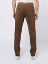 white sand - Cotton Trousers with belt - 5