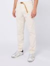 white sand - Cotton Trousers with belt - 6