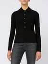 pinko - Black Portafoto polo with buttons - 2