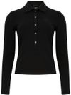 pinko - Black Portafoto polo with buttons - 5