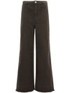 pinko - Brown cotton Preludio flared pants