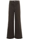 pinko - Brown cotton Preludio flared pants - 7