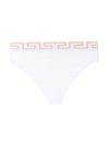 versace - High-waisted stretch cotton briefs - 2