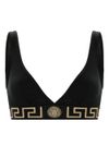 versace - Triangle bra in stretch cotton with Greek key pattern