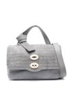 zanellato - Borsa Postina Jones Caiman small