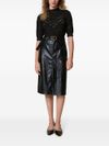 twinset - Midi skirt in artificial leather - 1