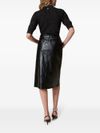 twinset - Midi skirt in artificial leather - 4