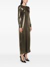 twinset - Laminated long dress - 4