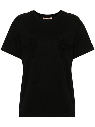 TWINSET - Floral patch t-shirt