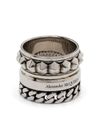 alexander mcqueen - Stud detailing ring