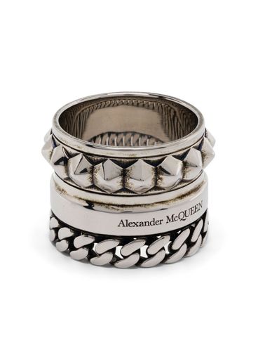 ALEXANDER McQUEEN - Stud detailing ring