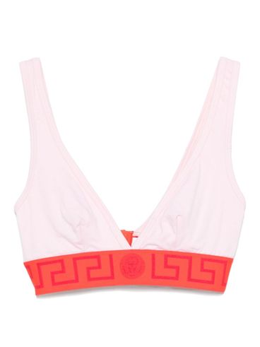 VERSACE - Logo bra with stretch-design