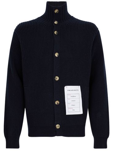 AMARÁNTO - High neck button-up sweater