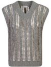 brunello cucinelli - Sequin embellishment knit vest