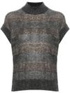 brunello cucinelli - Knitted construction jumper