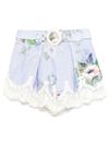 zimmermann - Shorts pervinca Everley con cintura