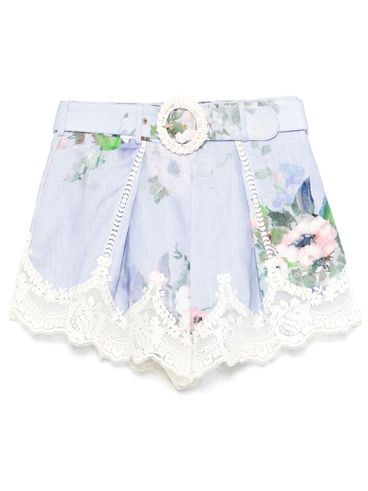 ZIMMERMANN - Shorts pervinca Everley con cintura