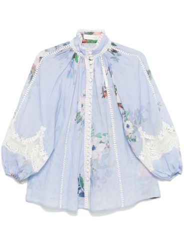 ZIMMERMANN - Camicia romantica con maniche a sbuffo